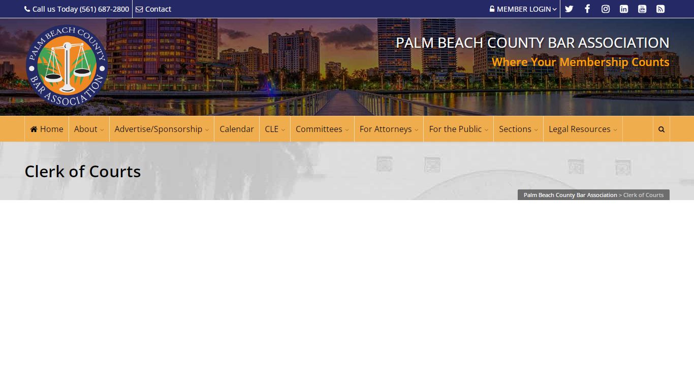 Clerk of Courts – Palm Beach County Bar Association